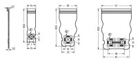 Konektor s pájecími piny Push-in CAGE CLAMP 10mm2 šedá 5pól. 831-3205/135-000