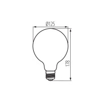 Světelný zdroj LED XLED G125 4W-SW KANLUX 33519