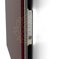 ECOSUN 300 GS-Wifi Wine Red Skleněný Wifi panel 300 W, vínově červený