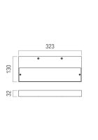 Nástěnné svítidlo APEX AP 36W IP20 SWH 3000K  REDO 01-3761