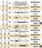 Koncový spínač plastový s pákou a kladkou - nerezové kolečko (d22), šířka 40mm