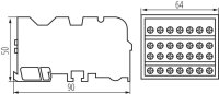 KTB-125-7-M Svorkovnice na DIN lištu (starý kód 23330) KANLUX 23334