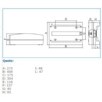 rozváděčová skříň IP 40 STANDARD vč. svorkovnic IBOCO 04011.S