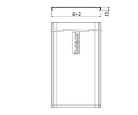 Víko žlabu LINEAR+ VL-1B 50 ''ŽZ'' 3m ARKYS ARB-12710106