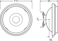 LEDVANCE LED AR111 DIM S 11.7W 930 G53