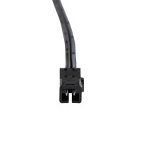 Připojovací konektor Mini (zásuvka), volný konec, kabel 18AWG - 325mm, černá