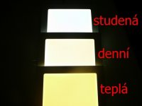 PS24-LED panel 24W-CW studená bílá čtverec přisazený T-LED 102794