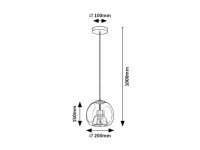 CAMEO E27 1x 60W IP20 černá RABALUX 72132