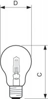 Philips Žárovka Halogen Classic 42W E27 230V A55 1CT/15 SRP