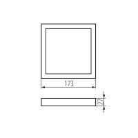 SP FRAME N 12W-S Montážní rámeček KANLUX 31086