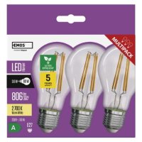 LED žárovka Filament A60 E27 3,8W (60W) 806 lm teplá bílá EMOS ZF5147.3