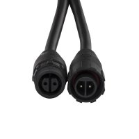 Prodlužovací kabel 0,5m - 2x1,5mm2, IP67, černý MCLED ML-112.246.67.0