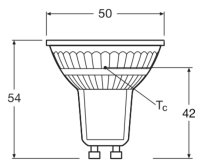 LEDVANCE LED PAR16 V 2.6W 827 GU10