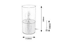 Zelkova E27 1x 40W IP20 brušený hliník RABALUX 3153