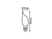 Filament-LED E14 CF35 4W 450Lm 2700K RABALUX 1593