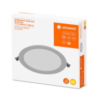 Downlight LEDVANCE SLIM ALU 180 17 W 3000 K WT