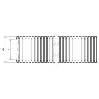 Ohebná trubka PE LPE-1 pr. 28,5 mm, 22422, 320N/5cm, bílá KOPOS 2323/LPE-1_H100