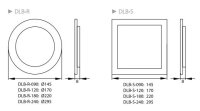 Downlight hranatý BOLED 9W 540lm 4000K IP20 bílá BEMKO 105291