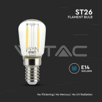 LED žárovka V-TAC 2W Filament ST26 Warm White VT-1952