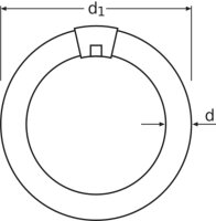 Kruhová zářivka LEDVANCE LUMILUX T9 C 22 W/827 G10Q