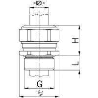 Kabelová vývodka EN45545 M16 kov prům kab 4,5 až 6mm AGRO F1100.17.060