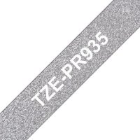 BROTHER TZe-PR935 exklusivní stříbrná / bílá (12mm)