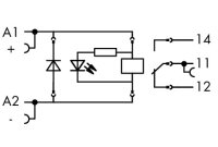 Reléový modul vstupní jmenovité napětí DC 110 V 1 přepínací kontakt WAGO 788-344