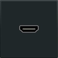 Zásuvka HDMI-HDMI-BAKELITE PIANO BLACK NIKO 200-69417