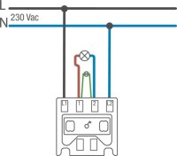 HYDRO-spínač č.2 s průhl.okénkem (bez krabice) - automatické svorky