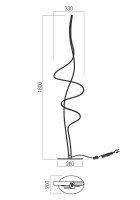 Stojací lampa IMPULS LAMP LED 36W 3000K SWH  REDO 01-3624