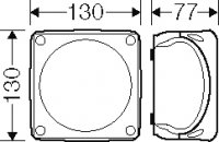 Hensel EB 06 G Rozvodnice podle IEC 62208 šedá, IP 66, UV Stabilní