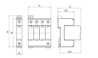 Svodič přepětí  ETITEC B T12 440/12,5 1+0 síť IT ETI 002440315