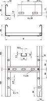 OBO LG 650 VS 6 FTSO Kabelový žebřík s příčkou VS 60x500x6000 Ocel žár.zinek