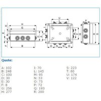 IP55 05 GRI 05508 rozvodnice s průchodkami 240/190/90 mm IBOCO 05508