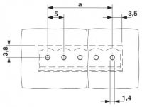 MSTBVA 2,5/10-G Zásuvka konektoru desky plošných spojů 1755503