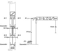 4kanálový analogový vstup 0-20 mA asymetrický vstup WAGO 750-453/040-000