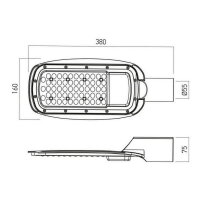 XALLEY STREET FITTING 30W 180-265V AC 40