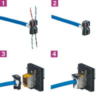 PLXN55 Z.RJ45 CAT 6A FTP PŘÍSTR.ŠEDÁ