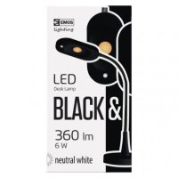 LED stolní lampa black & home, černá EMOS Z7523B