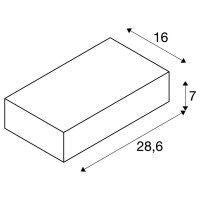 SHELL 30, nástěnné svítidlo, LED, 3000K, bílé    SLV 1000423