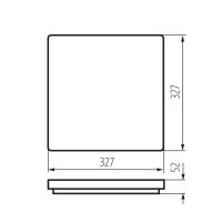 Přisazené LED svítidlo VARSO HI 36W-NW-L KANLUX 26449