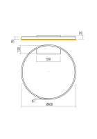 Nástěnné a stroní svítidlo FEBE AP/PL LED RD 50W 3000K D800 SWH REDO 01-2845