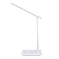 LED stolní lampička 10W, 490lm, změna CCT, stmívání, bílá SOLIGHT WO64-W