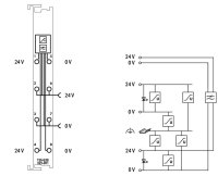 Filtr napájecího zdroje DC 24V Vyšší izolace světle šedá WAGO 750-626/025-001