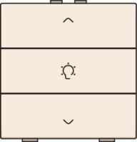 NHC 3násobný ovladač 1x stmívání -CREAM NIKO 100-51043