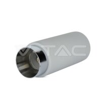 GU10 Fitting Gypsum Metal With Grey Concrete Chrome Bottom, VT-865 SKU3138