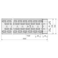 Kabelový žlab 60x150x1,00 lakovaný obvodový (Jupiter) KOPOS KZI 60X150X1.00_EO