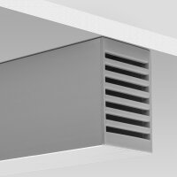 LED hliníkový profil KLUŚ BOX stříbrná anoda 3m /18009_3m/ A18009|A_3