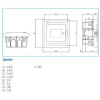 IP40 INC04 WO 04100 rozváděčová skříň pod omítku IP 40 IBOCO 04100