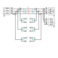 Měření třífázového výkonu 20 kV AC 300 A Extrémní WAGO 750-495/040-010